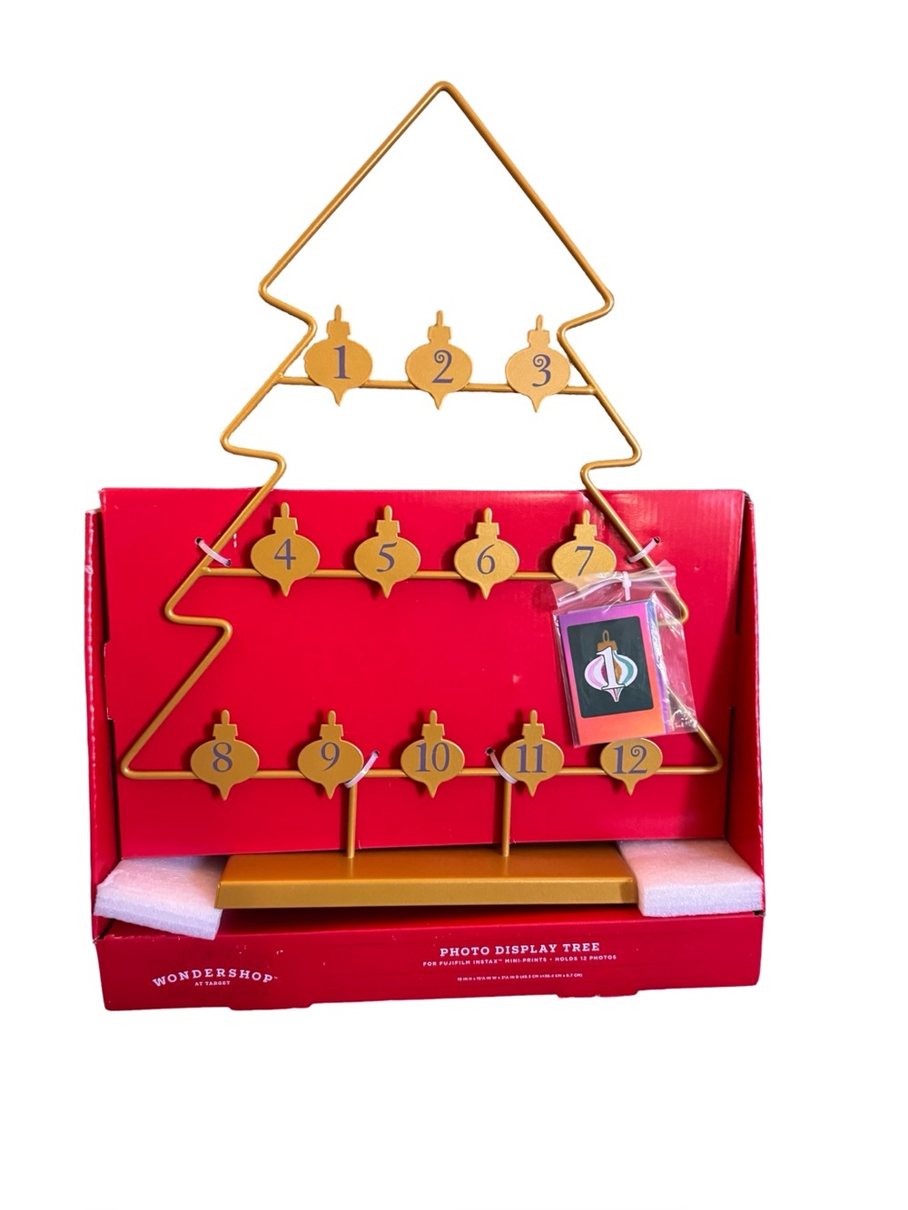 Wondershop Target  Gold Holiday Photo Display Tree